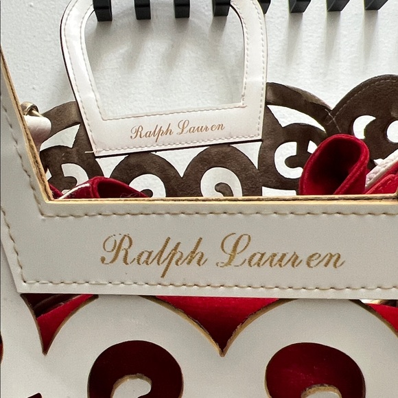 REPLICA - Ralph Lauren Red and Cream Tote Bag - Picture 2 of 15